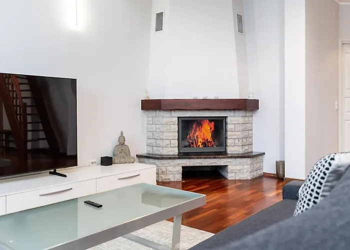 2-story, 3-bedroom Penthouse, Sauna, Free Parking * Tallin